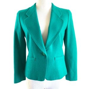 Pendleton Women's Blazer Petite Green Size 4